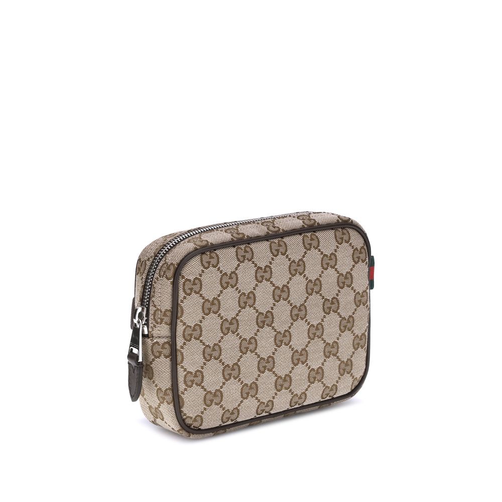 Gucci Brown Polyester Shoulder Bag