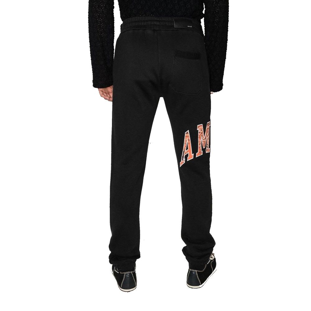 Amiri Black Cotton Joggers (Workout Pants)