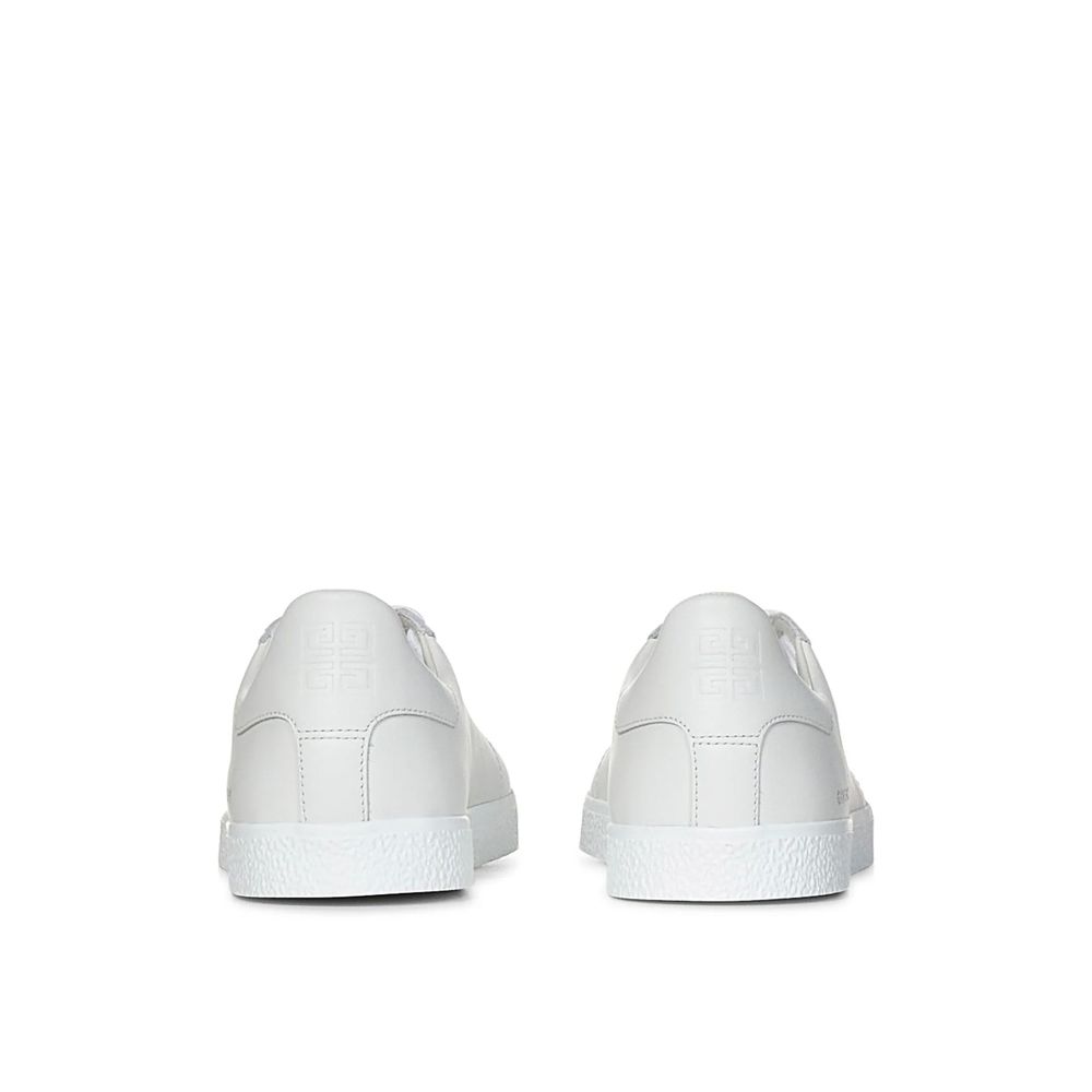 Givenchy White Calfskin Low Top Sneakers