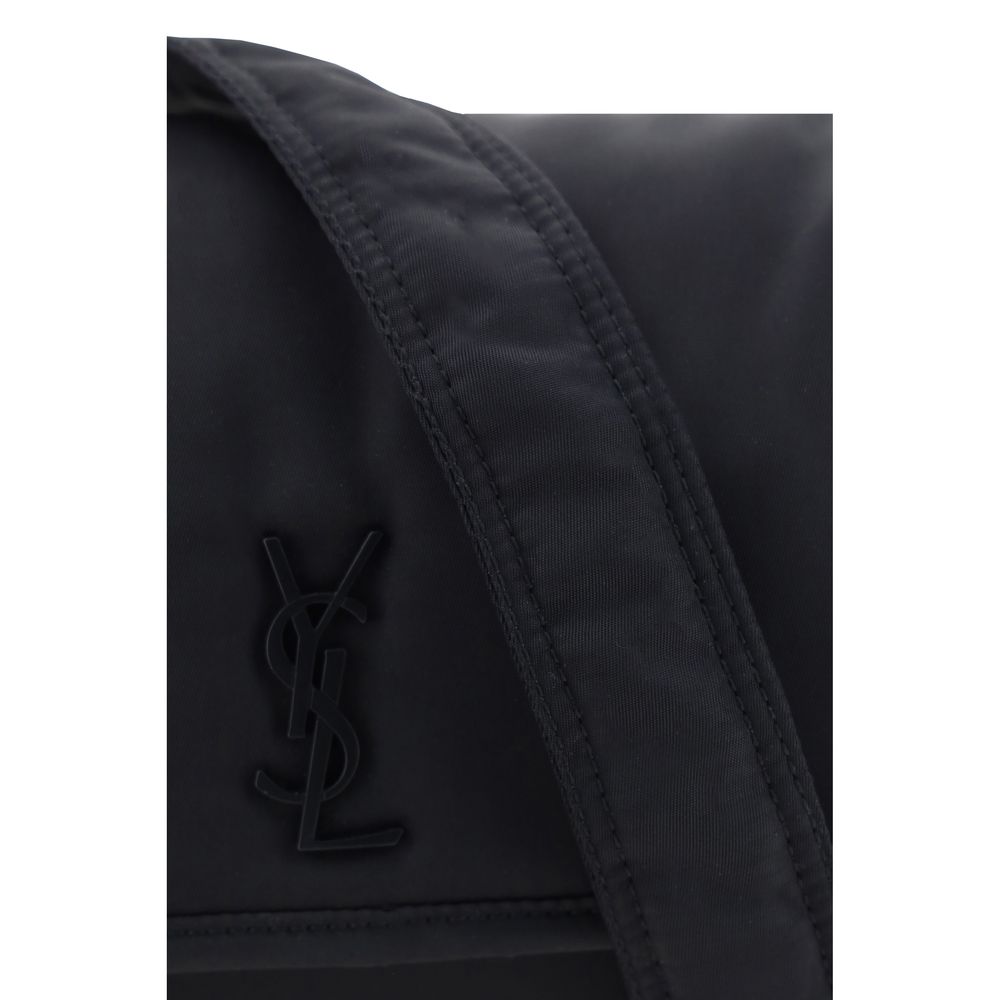 Saint Laurent Black Polyamide Shoulder Bag