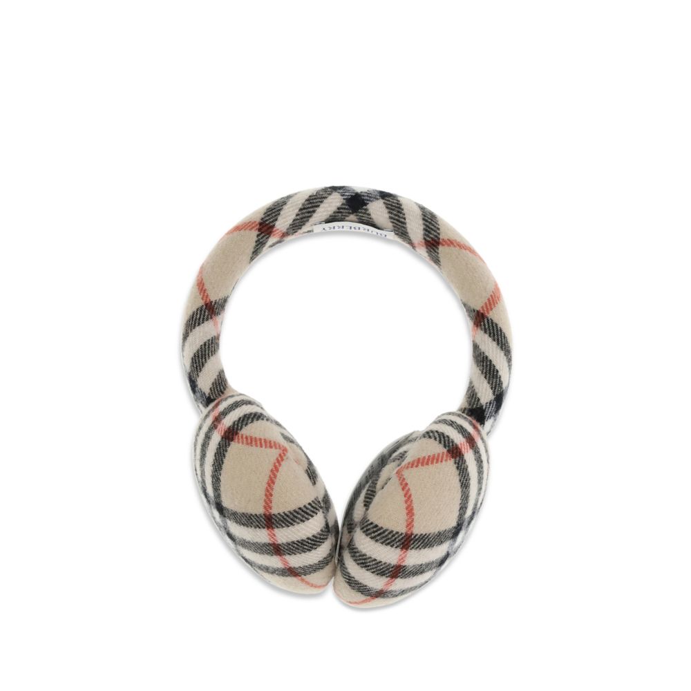 Burberry Beige Wool Ear Muffs