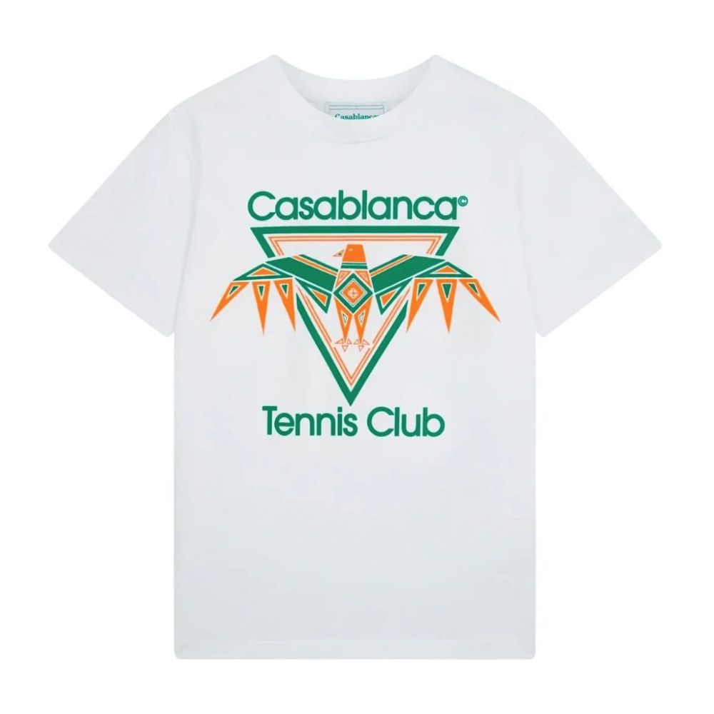 Casablanca White Cotton T-Shirt