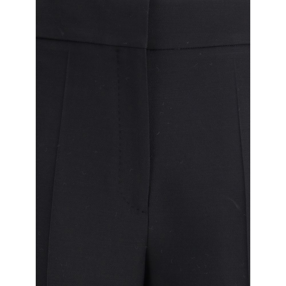 Valentino Black Wool Dress Pants