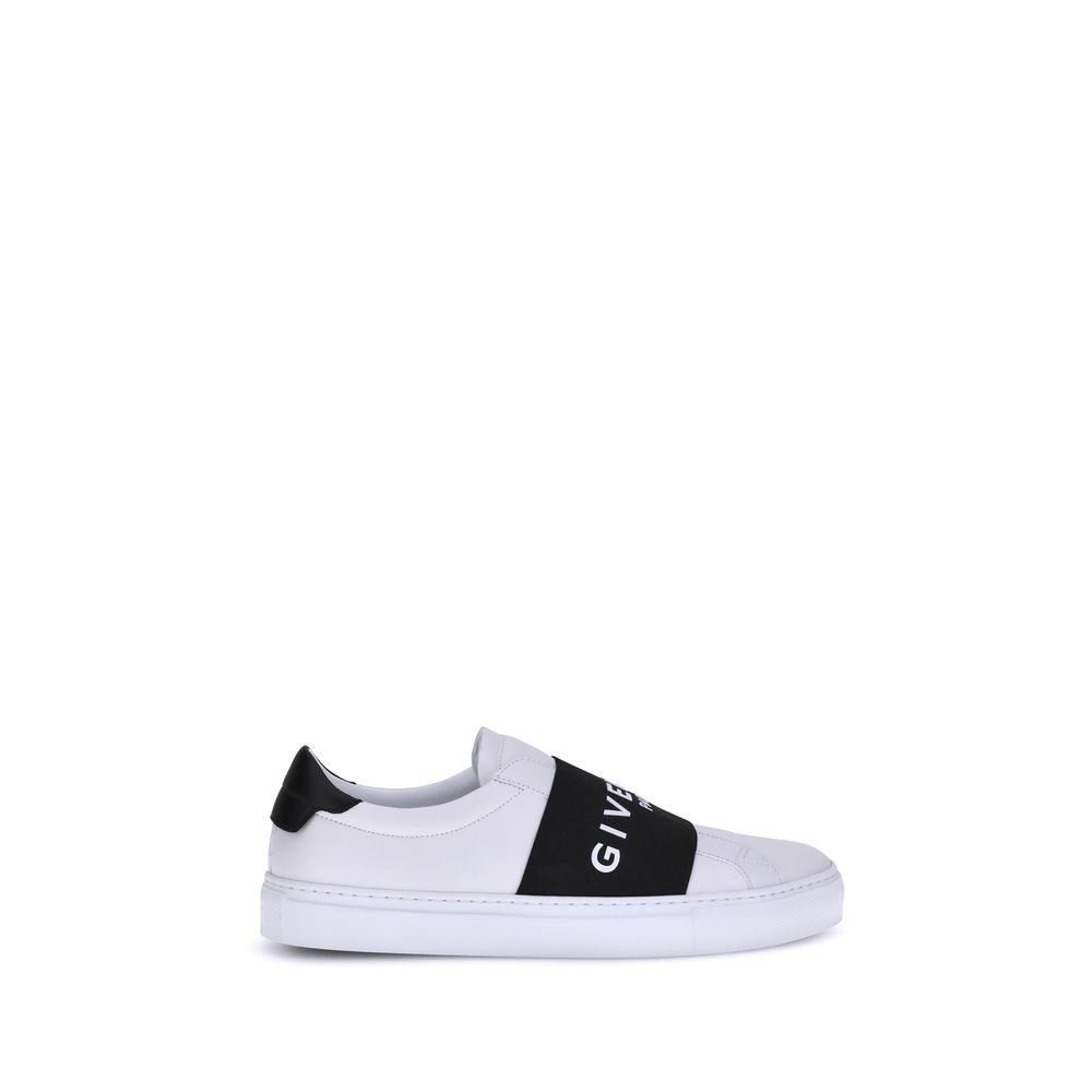 Givenchy White Calf Leather Bos Taurus Low Top Sneakers
