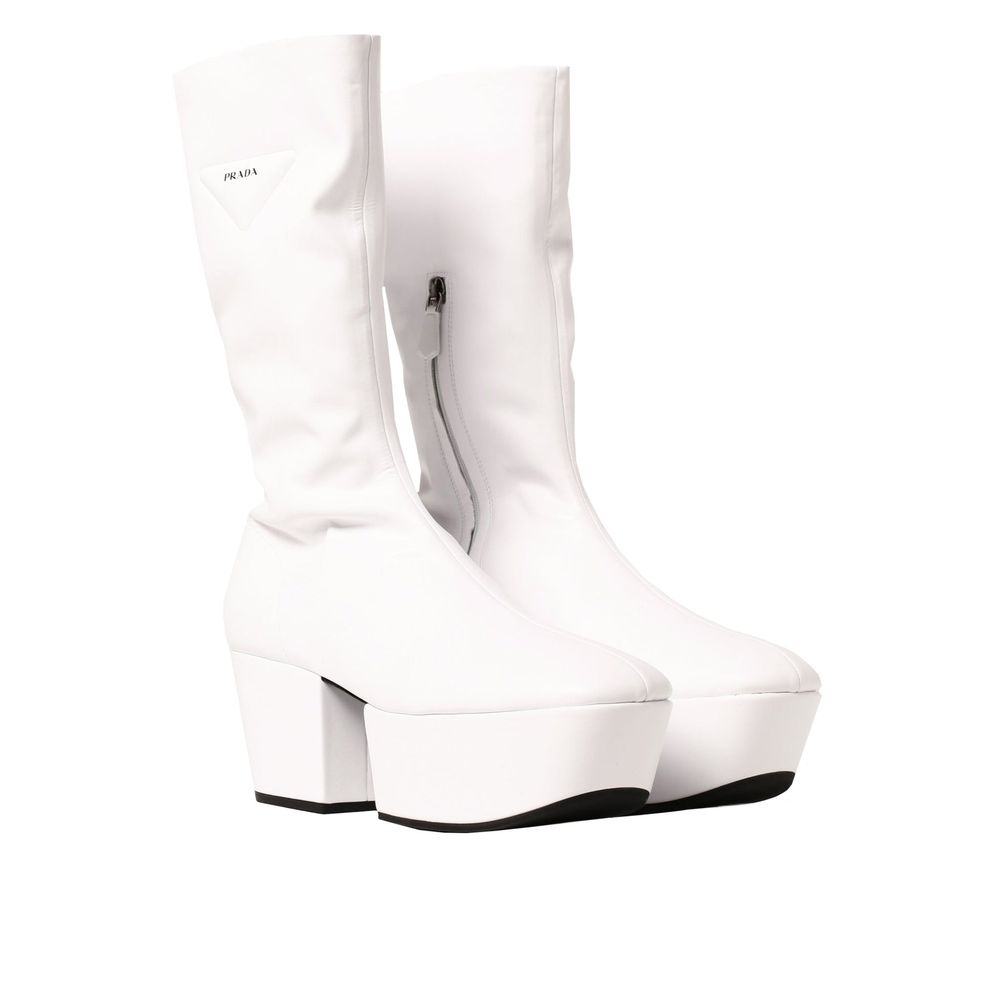 Prada White Polyethylene Boots
