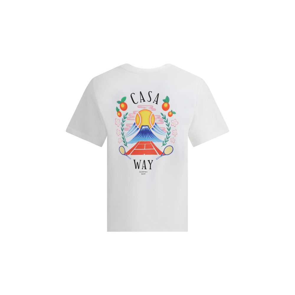 Casablanca White Cotton T-Shirt