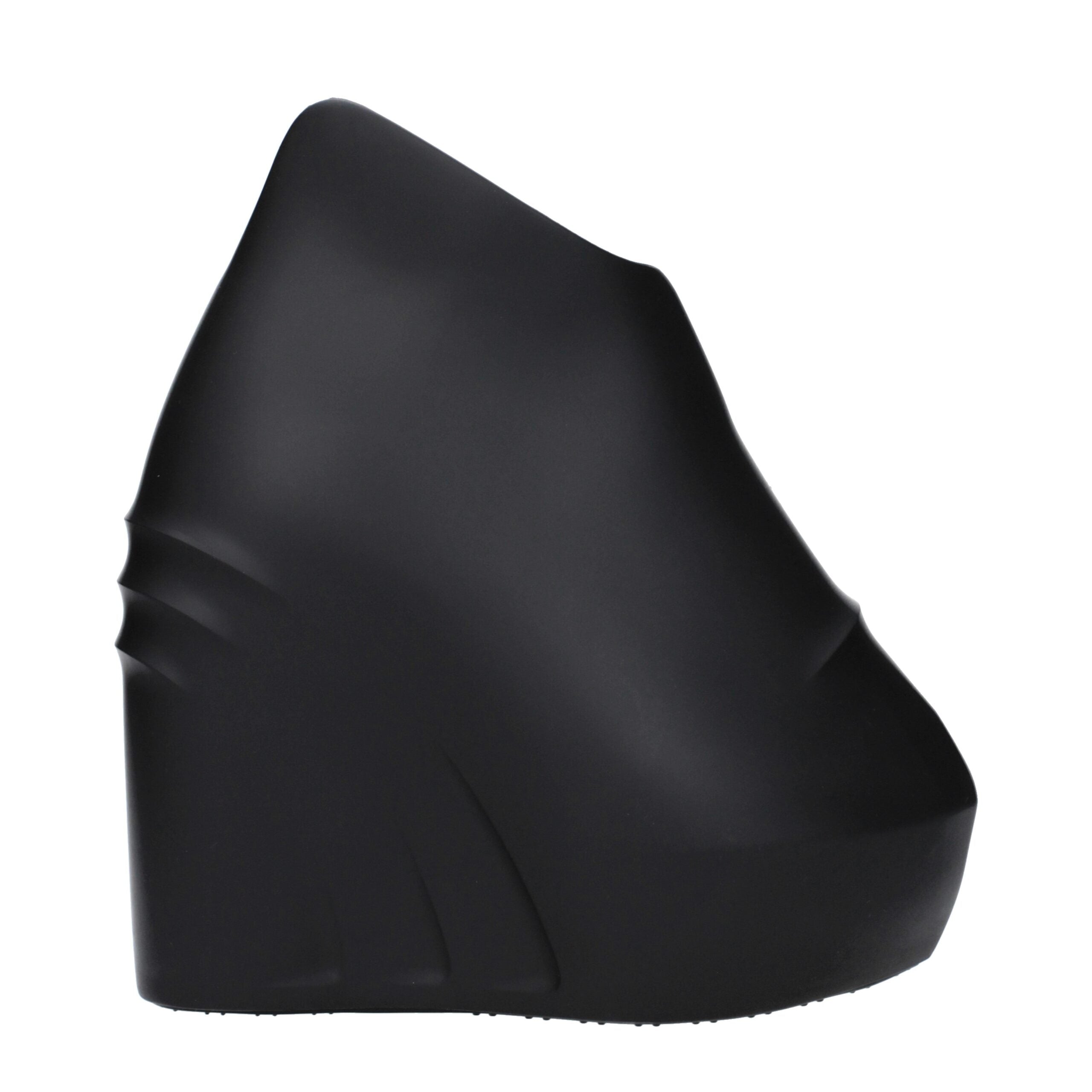 Givenchy Black Cotton Wedge Sandals