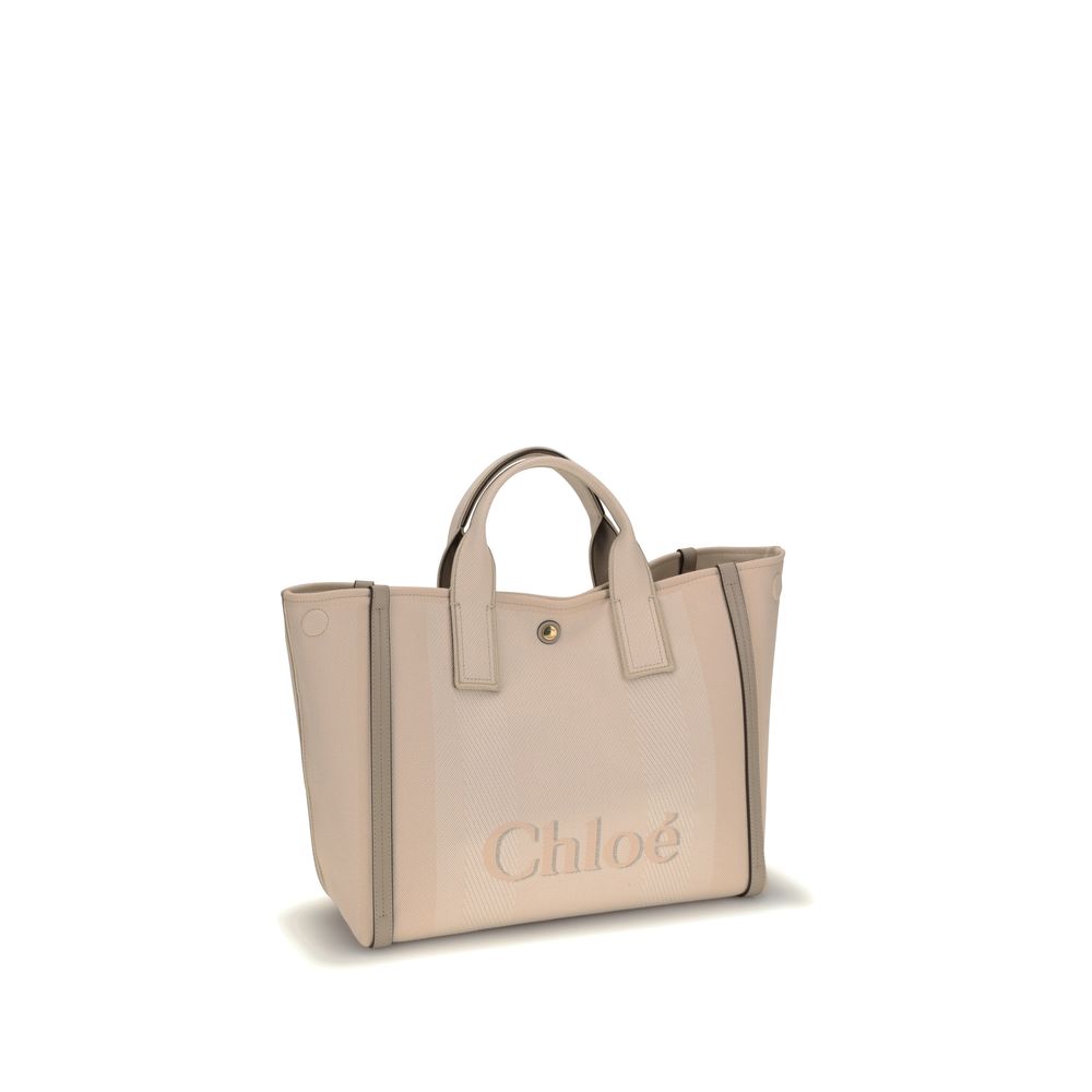 Chloé Beige Cotton Handbag