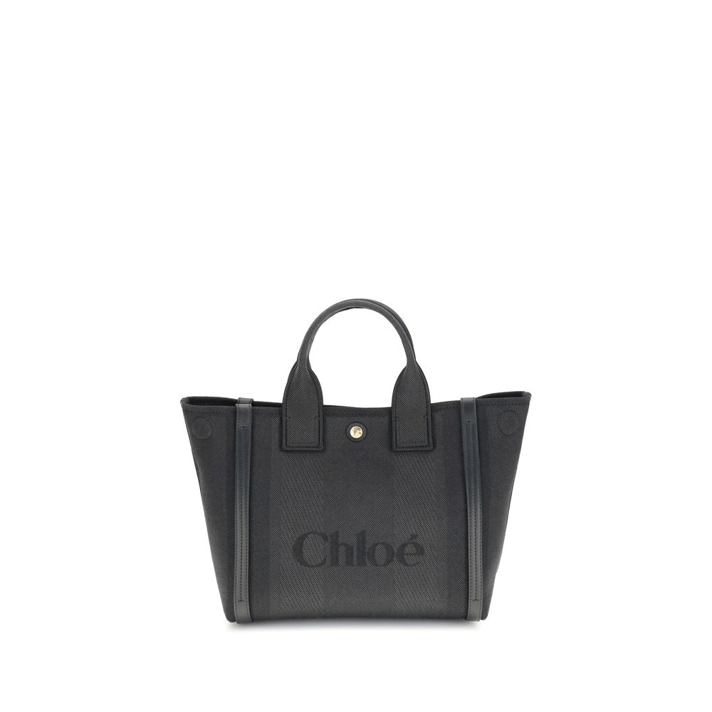 Chloé Black Cotton Shoulder Bag