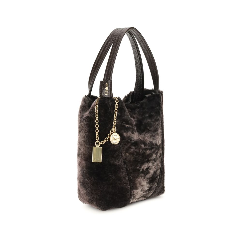 Chloé Brown Fur Shoulder Bag