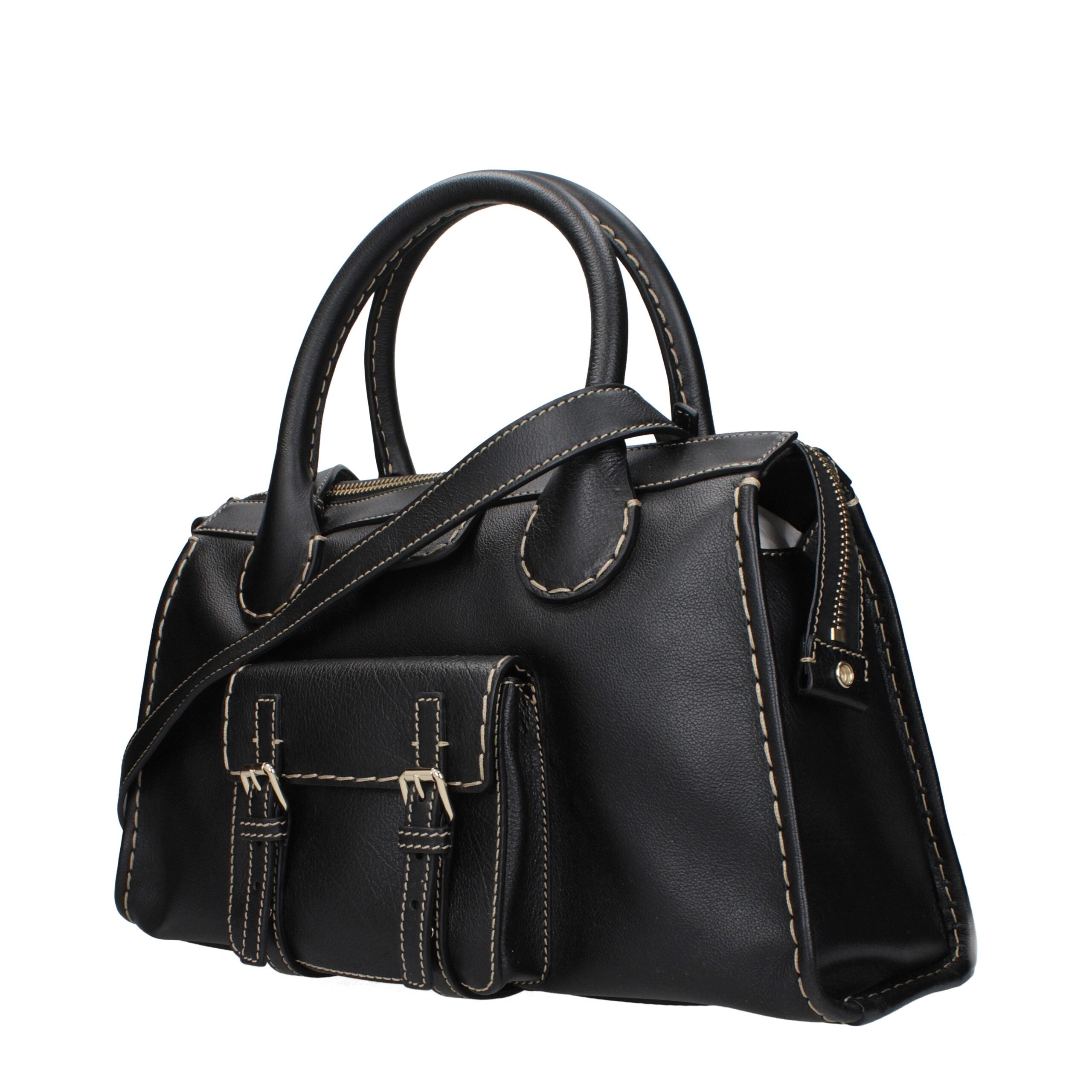 Chloé Black Leather Handbag
