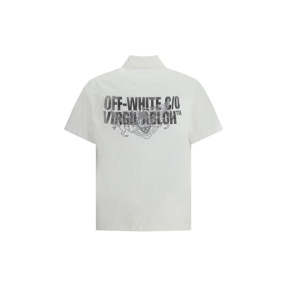 Off-White White Cotton Shortsleeve Shirt
