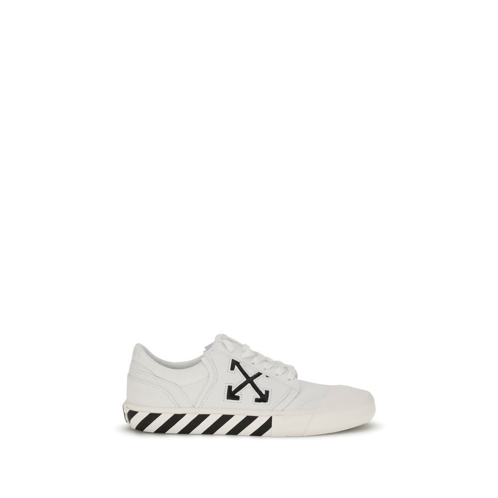 Off-White White Calf Leather Bos Taurus Low Top Sneakers