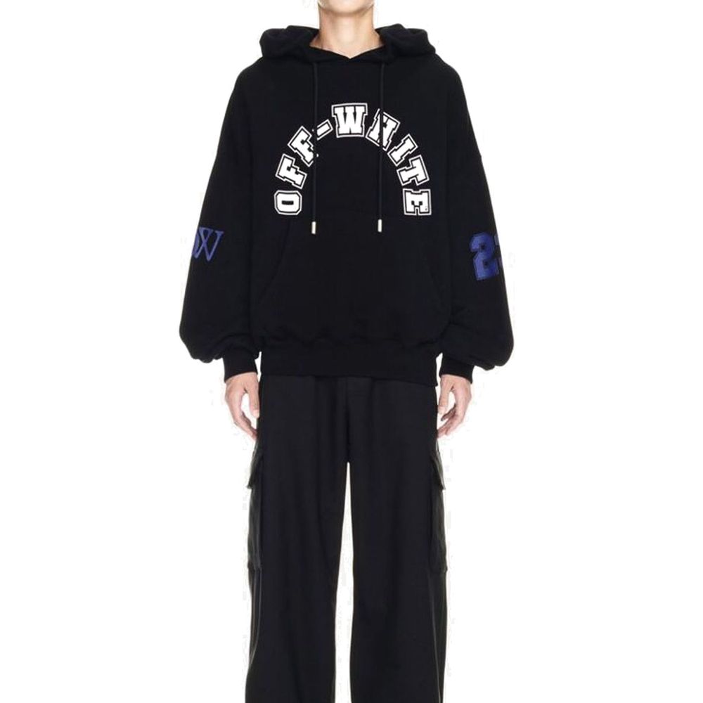 Off-White Black Cotton Sweatshirt