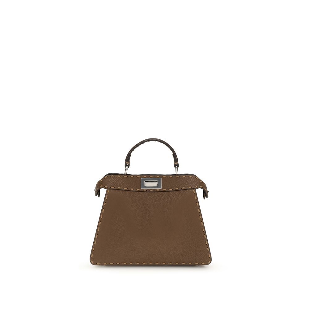 Fendi Brown Leather Shoulder Bag