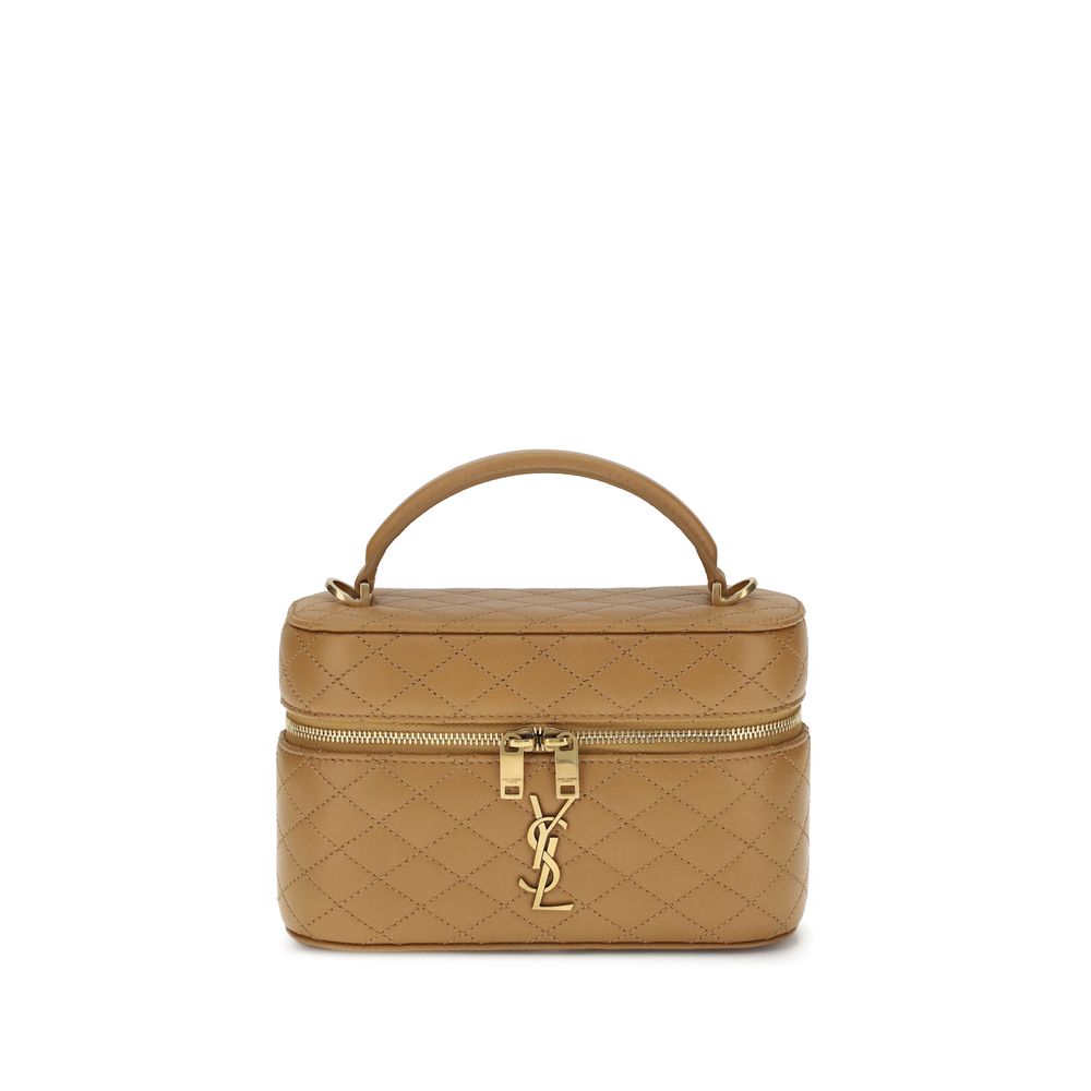 Saint Laurent Beige Calf Leather Bos Taurus Handbag