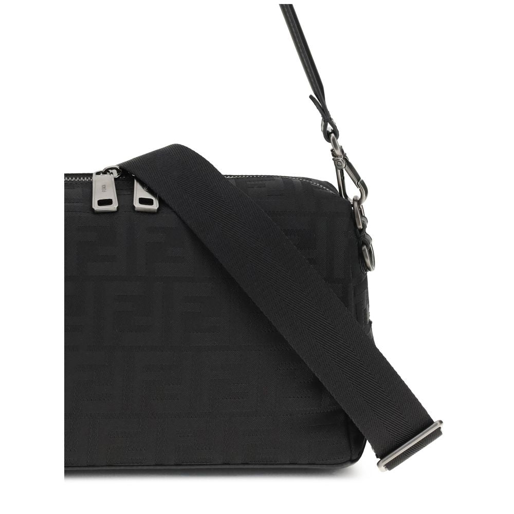 Fendi Black Nylon Shoulder Bag