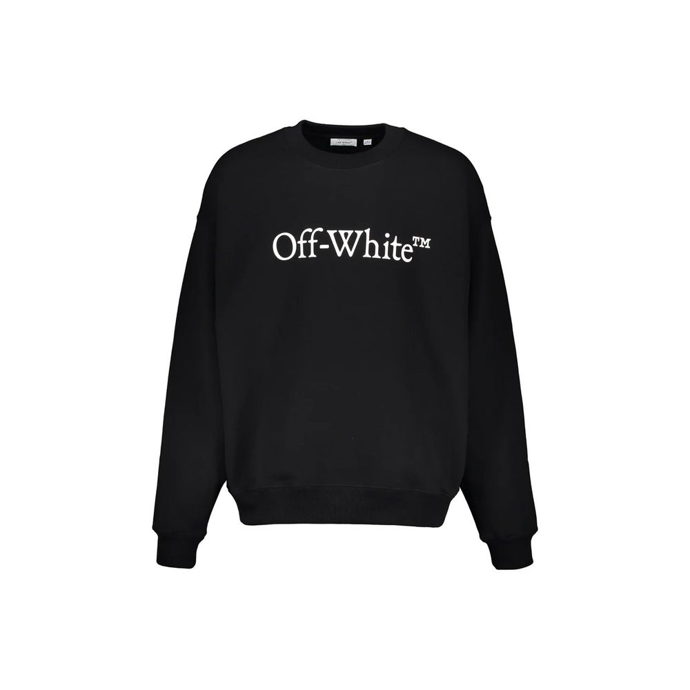 Off-White Black Cotton Sweatshirt