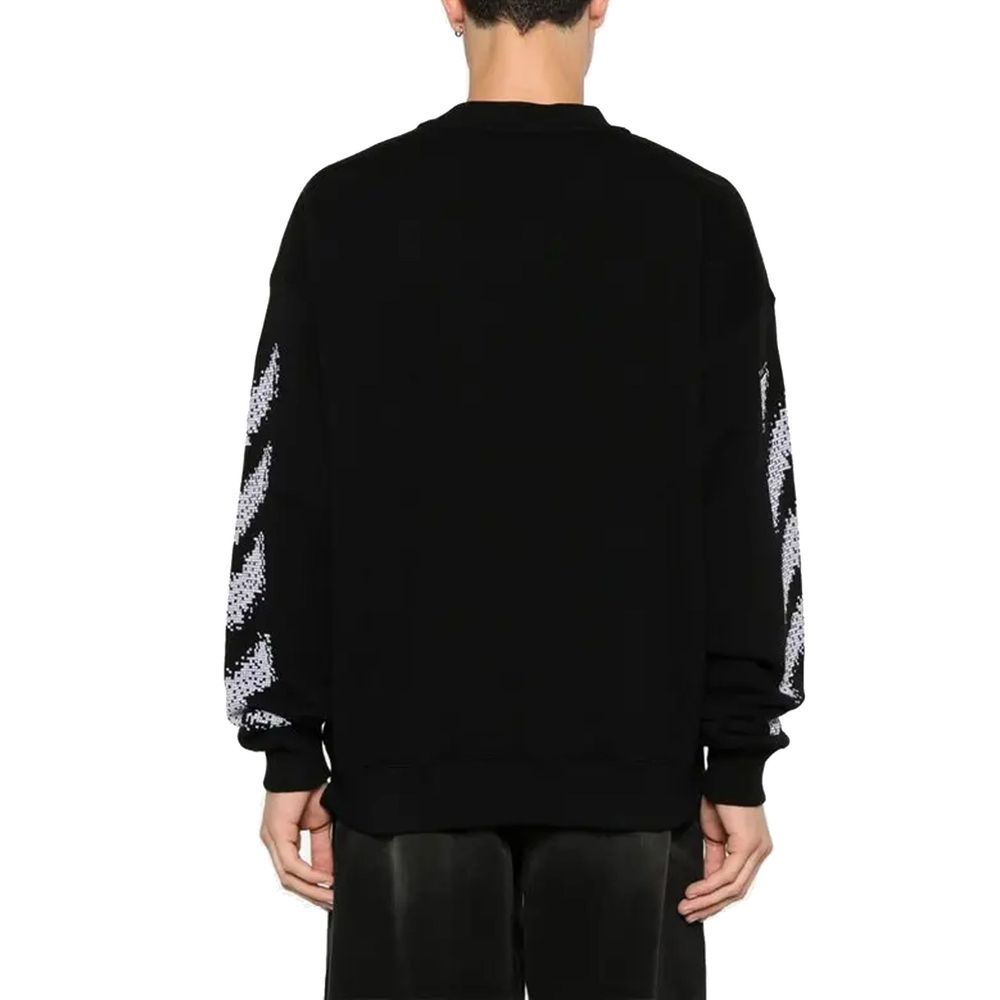 Off-White Black Cotton Sweatshirt