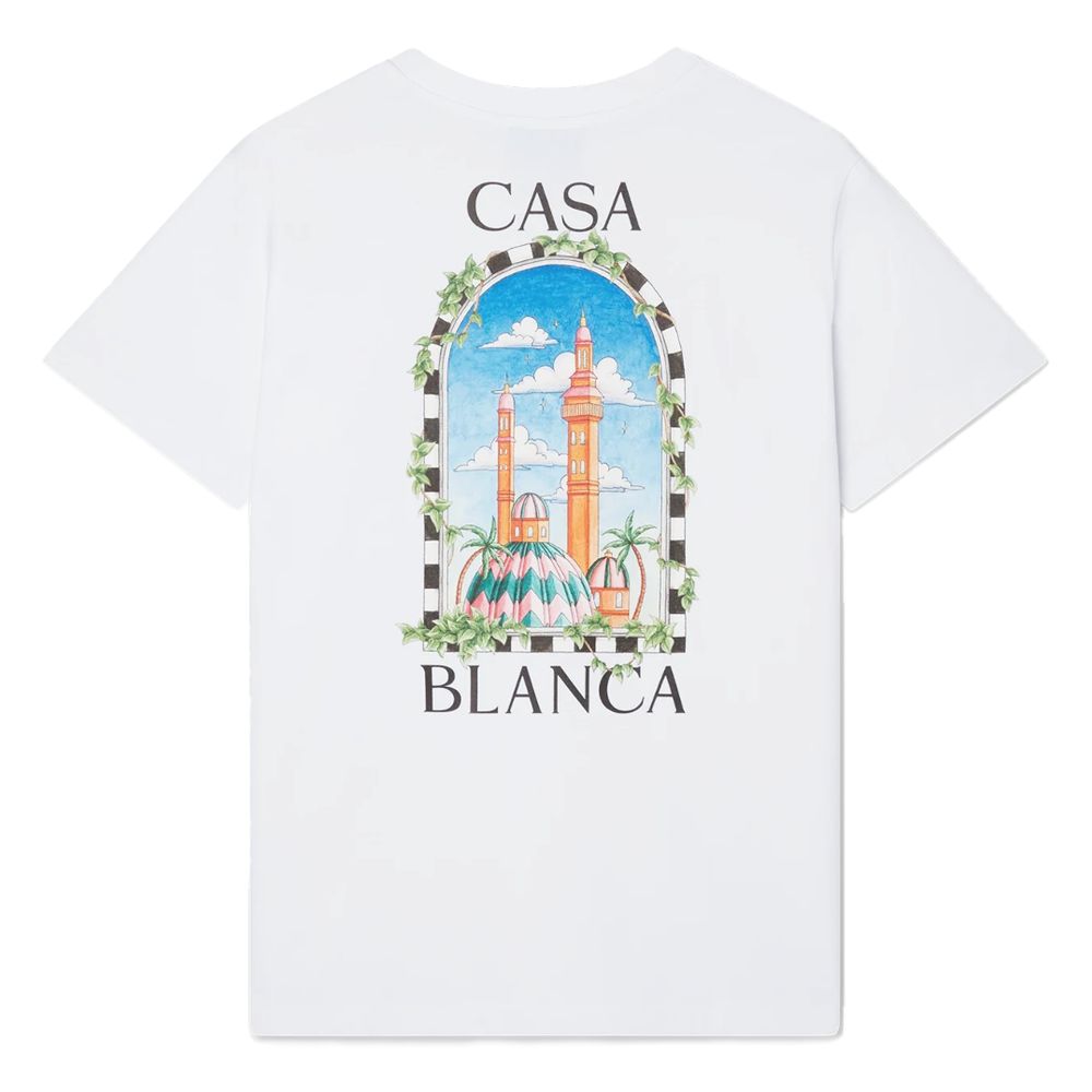 Casablanca White Cotton T-Shirt