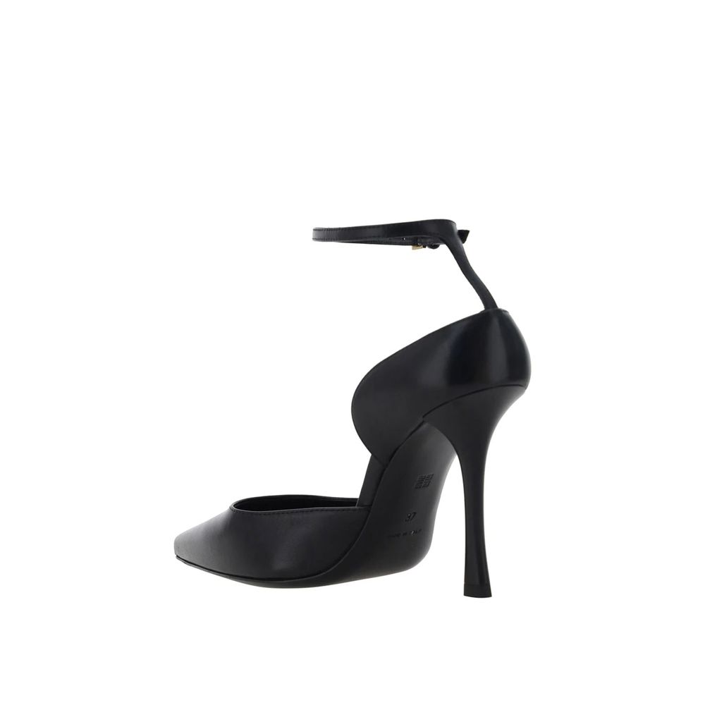 Givenchy Black Lamb Leather High Heel Pumps